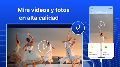Captura de pantalla de Conector USB - Conectar a TV