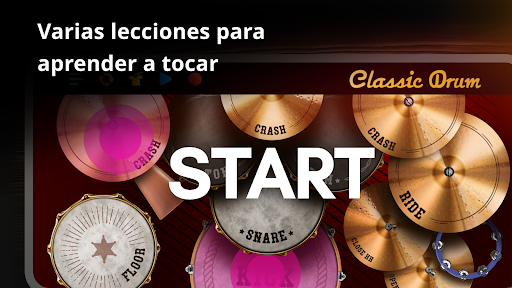 Captura de pantalla de Classic Drum: batería