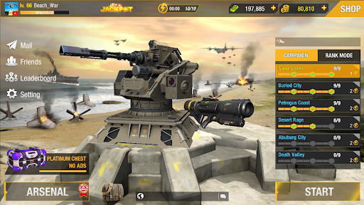 Captura de pantalla de World War: Army Battle FPS 3D