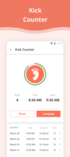 Pregnancy App screenshot