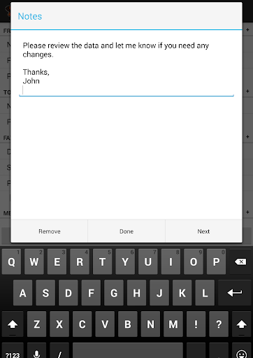 Captura de pantalla de FaxCover Pro Create Cover Page