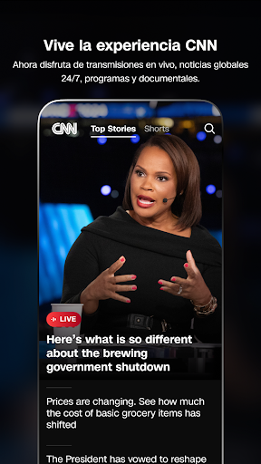 Captura de pantalla de CNN: Noticias de última hora