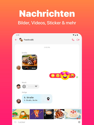 JusTalk - Video-Chat & Anrufe Screenshot