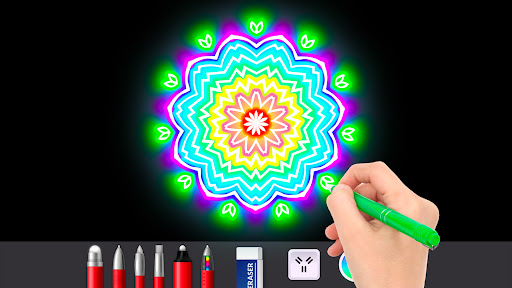 Captura de pantalla de Doodle Master - Glow Art