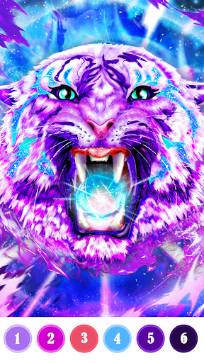Captura de pantalla de Paint Color: juego de colorear