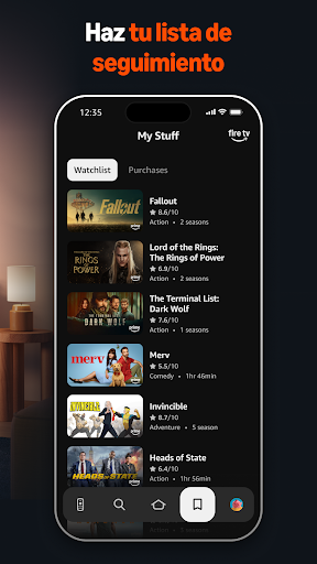 Captura de pantalla de Amazon Fire TV