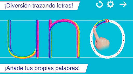 Captura de pantalla de Escribo en letras de imprenta