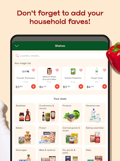 Captura de pantalla de Jow - easy recipes & groceries