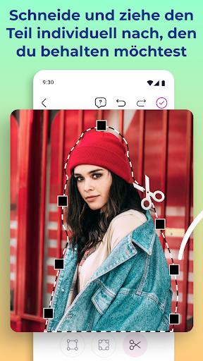 Fotos ausschneiden & einfügen Screenshot