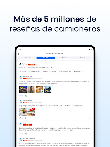 Captura de pantalla de Trucker Path: Truck GPS & Fuel