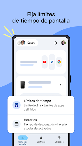 Captura de pantalla de Google Family Link