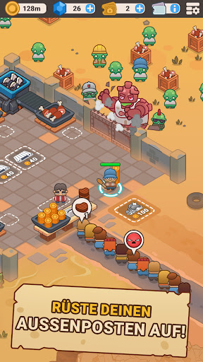 Idle Outpost: Simulator Spiele Screenshot