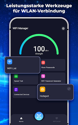 WLAN-Passwort-Anzeigeschlüssel Screenshot