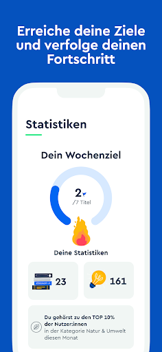 Blinkist: Buchzusammenfassung Screenshot