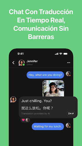 Captura de pantalla de Talkin: Amigos Globales & Chat