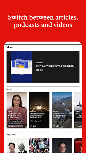 The Economist - News, Podcasts Screenshot