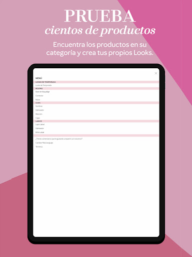 Captura de pantalla de Mary Kay® Mirror Me