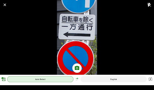 Captura de pantalla de Microsoft Traductor