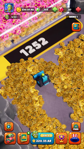 Idle Zombie Miner: Gold Tycoon Screenshot