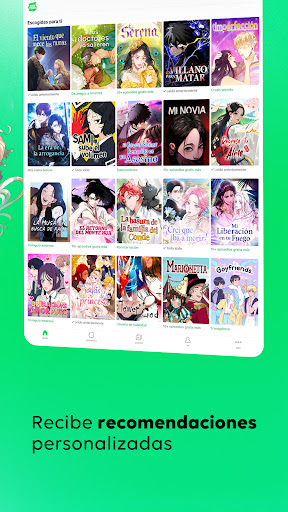 Captura de pantalla de WEBTOON
