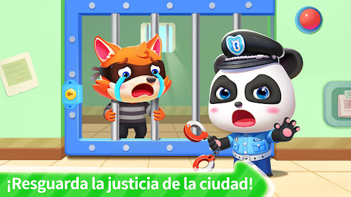 Captura de pantalla de Bebé Panda oficial de policía