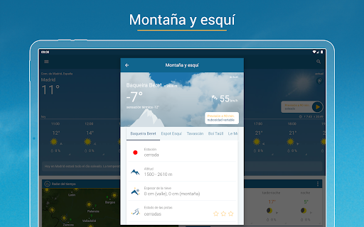 Captura de pantalla de Tiempo & Radar