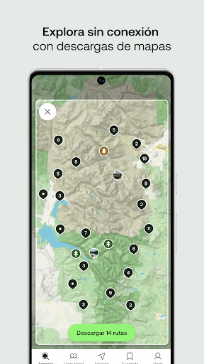 Captura de pantalla de AllTrails: Senderismo Trekking