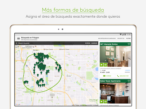 Captura de pantalla de Apartamentos.com | Alquileres