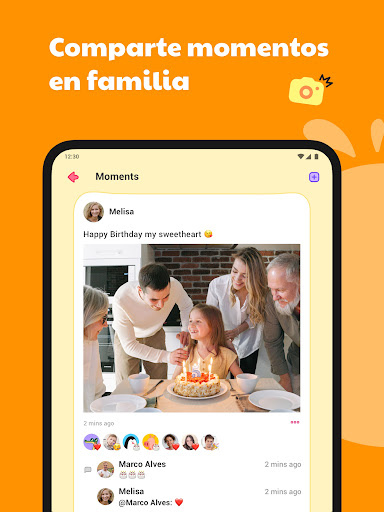 Captura de pantalla de JusTalk Kids Messenger