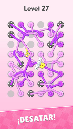 Captura de pantalla de Tangle Rope: Desatar Maestro