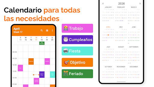 Captura de pantalla de Calendario Sencillo