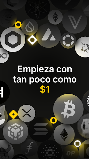 Captura de pantalla de Binance.US: Compra cripto