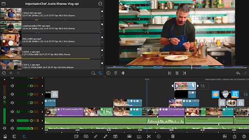 Captura de pantalla de LumaFusion:Editor de vídeo pro
