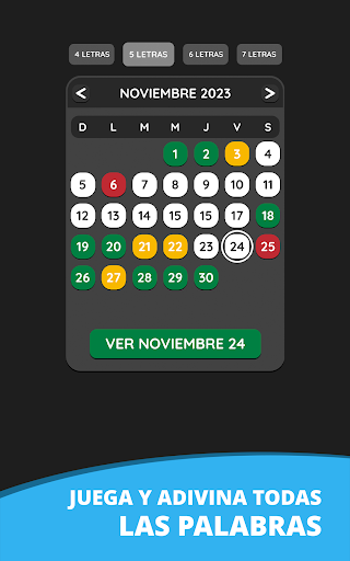 Captura de pantalla de Wordling! Juego de palabras