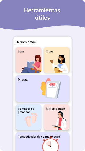 Captura de pantalla de Embarazo: Calendario Diario