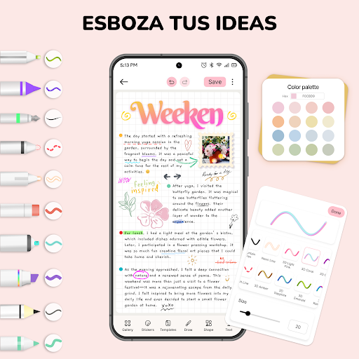 Captura de pantalla de Journal: Notas, Planner, PDFs