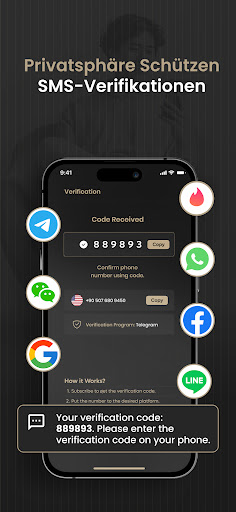 2nd Line Phone Number & eSIM Screenshot