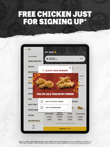 Captura de pantalla de Church's Texas Chicken®