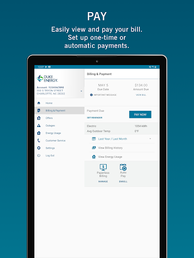 Duke Energy Screenshot
