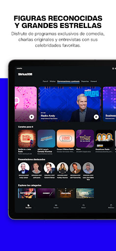Captura de pantalla de SiriusXM: Música y más