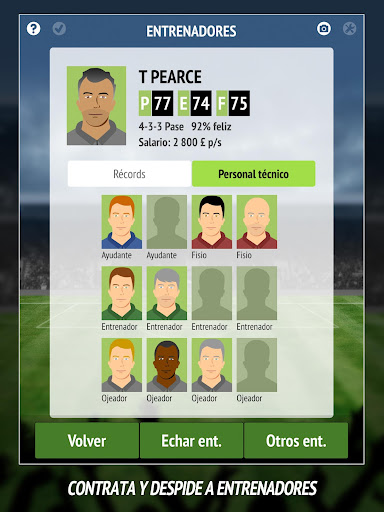 Captura de pantalla de Football Chairman Pro
