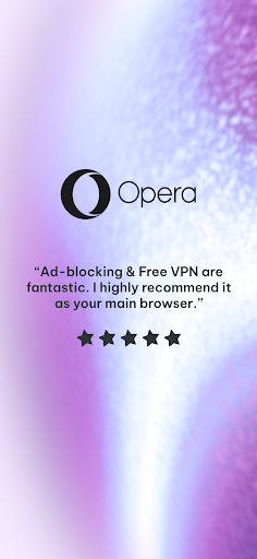 Captura de pantalla de Opera: Private Web Browser