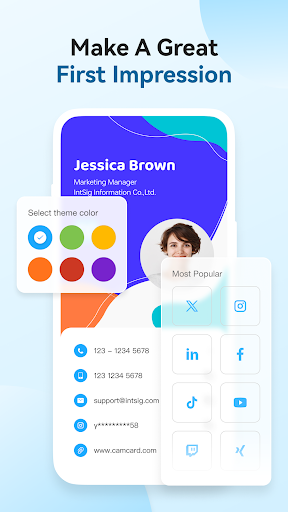 CamCard-AI Scanner, Transcribe screenshot