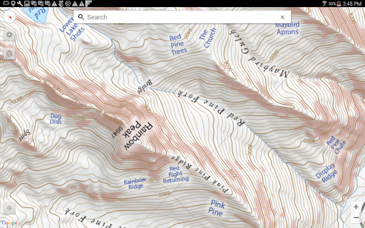Captura de pantalla de Wasatch Backcountry Skiing Map
