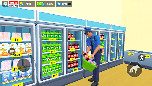 Captura de pantalla de juego de tienda supermercado