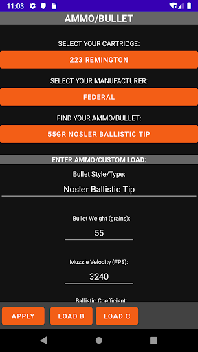 Captura de pantalla de Impact Ballistics
