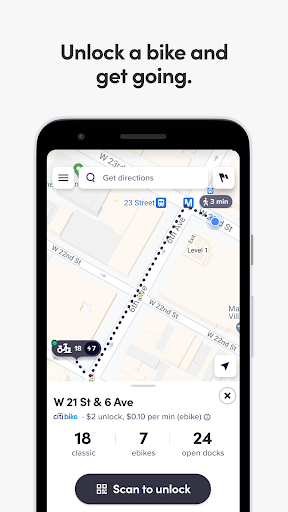 Captura de pantalla de Citi Bike
