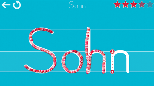 Ich schreibe in Druckschrift Screenshot