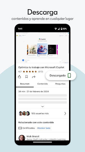 Captura de pantalla de LinkedIn Learning