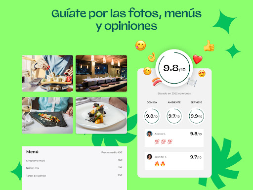 Captura de pantalla de TheFork - Reserva restaurantes